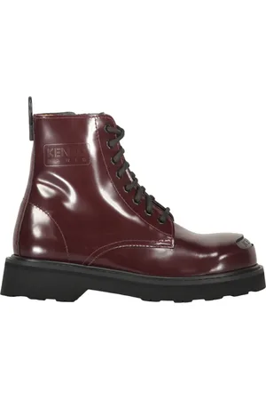 Kenzo Dames, Schoenen, Rood, Maat: 38 EU Leer