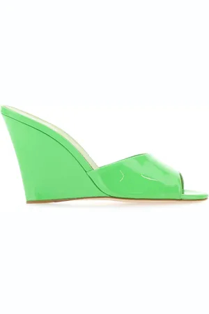 PARIS TEXAS Dames, Schoenen, Groen, Maat: 40 EU Leer