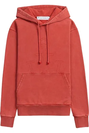 J.W.Anderson Heren, Sweatshirts & Hoodies, Rood, Maat: XS Katoen