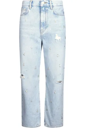 Liu Jo Dames, Jeans, Blauw, Maat: W26 Katoen