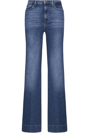 7 for all Mankind Dames, Jeans, Blauw, Maat: W31 Denim