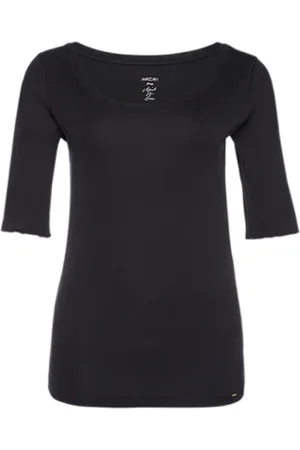 Marc Cain Dames, Tops, Blauw, Maat: S Katoen