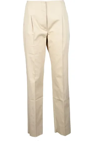 Max Mara Dames, Broeken, , Maat: M Katoen