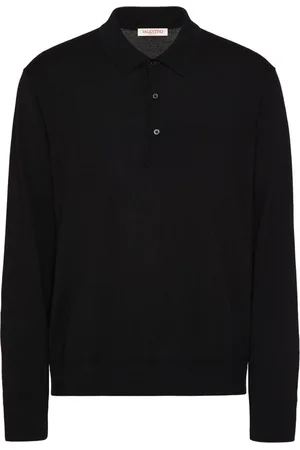 VALENTINO GARAVANI Heren, Tops, Zwart, Maat: 2XL Wol