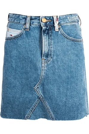 Tommy Hilfiger Dames, Rokken, Blauw, Maat: W25 Denim