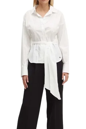 Max Mara Dames, Blouses & Shirts, Wit, Maat: M Katoen
