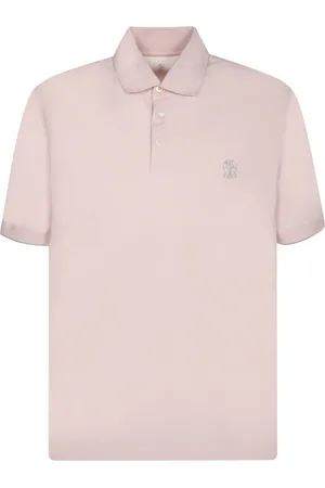 Brunello Cucinelli Heren, Tops, Roze, Maat: XL Katoen