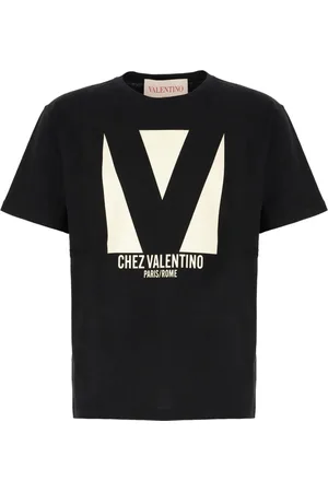 VALENTINO GARAVANI Heren, Tops, Zwart, Maat: S Katoen