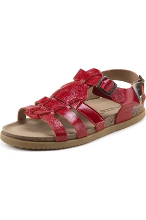 Nature Dames, Schoenen, Rood, Maat: 37 EU Leer