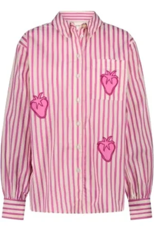 Fabienne Chapot Dames, Blouses & Shirts, Roze, Maat: M Katoen