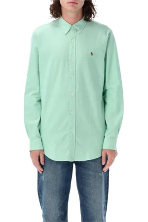 Ralph Lauren Heren, Overhemden, Groen, Maat: XL Katoen