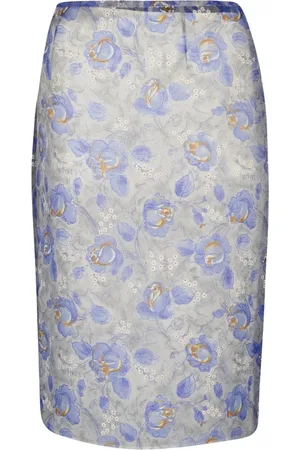 Prada Dames, Rokken, Paars, Maat: XS Nylon