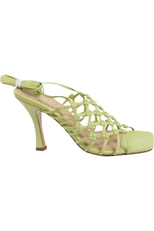 Pinko Dames, Schoenen, Groen, Maat: 40 EU Leer