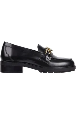 Tommy Hilfiger Dames, Schoenen, Zwart, Maat: 40 EU Leer