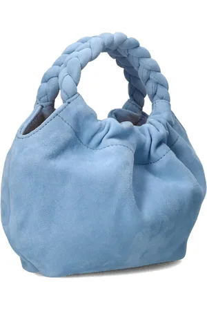 Unisa Dames, Tassen, Blauw, Maat: ONE Size Katoen