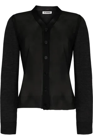 Jil Sander Dames, Truien, Zwart, Maat: XS Zijde