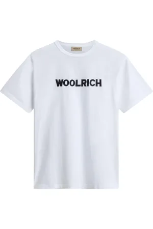 Woolrich Heren, Tops, Wit, Maat: M Katoen