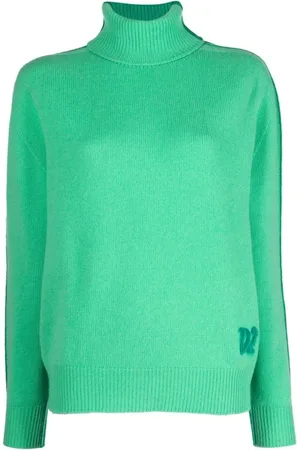 Dsquared2 Dames, Truien, Groen, Maat: 2XS