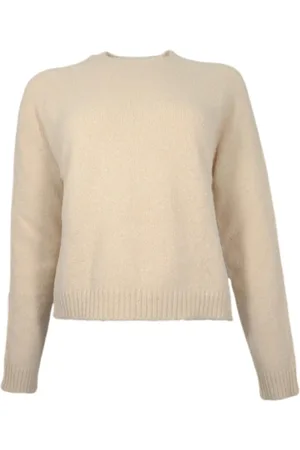 HUGO BOSS Dames, Truien, Wit, Maat: S Katoen