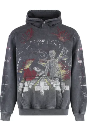 Represent Heren, Sweatshirts & Hoodies, Grijs, Maat: S Katoen