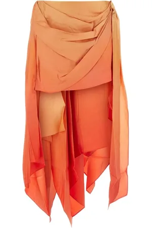 ZIMMERMANN Dames, Rokken, Oranje, Maat: S Zijde