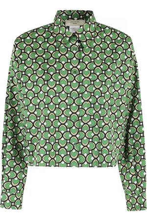 Max Mara Dames, Jassen, Groen, Maat: M Katoen