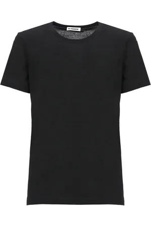 Jil Sander Heren, Tops, Zwart, Maat: S Katoen