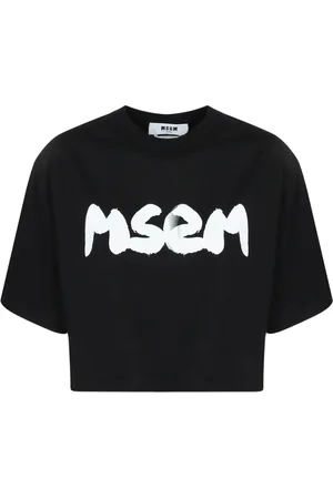 Msgm Dames, Tops, Zwart, Maat: XS Katoen