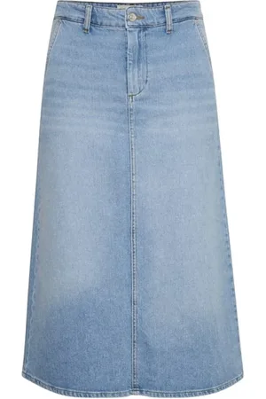 Part Two Dames, Rokken, Blauw, Maat: M Denim