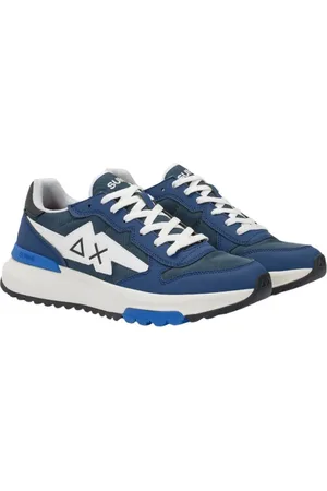 sun68 Heren, Schoenen, Blauw, Maat: 44 EU Leer