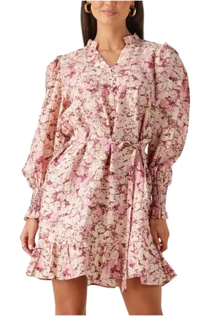 Modstrom Dames, Jurken, Veelkleurig, Maat: XL Denim