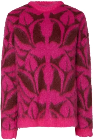 La DoubleJ Dames, Truien, Roze, Maat: 2XS Wol