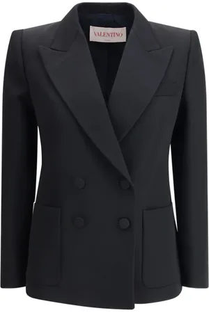 VALENTINO Dames, Jassen, Zwart, Maat: S Wol