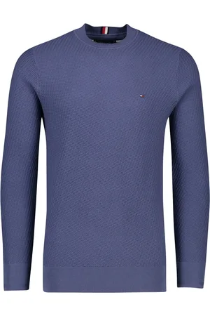 Tommy Hilfiger Heren, Truien, Blauw, Maat: XL Katoen