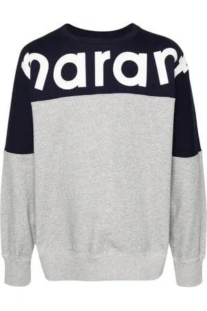 Isabel Marant Heren, Sweatshirts & Hoodies, Grijs, Maat: XL Katoen