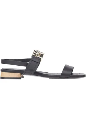 Tommy Hilfiger Dames, Schoenen, Zwart, Maat: 37 EU Leer