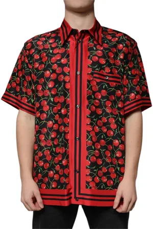 Dolce & Gabbana Heren, Overhemden, Veelkleurig, Maat: 2XL Zijde