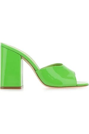 PARIS TEXAS Dames, Schoenen, Groen, Maat: 36 EU Leer
