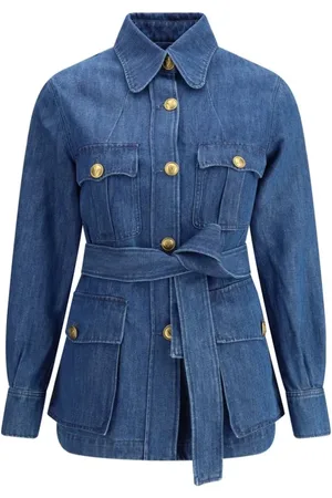 VALENTINO Dames, Jassen, Blauw, Maat: XS Denim