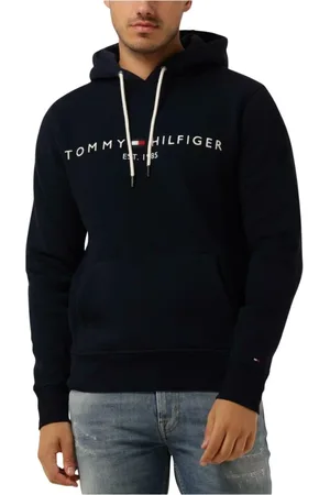 Tommy Hilfiger Heren, Sweatshirts & Hoodies, Blauw, Maat: S Katoen