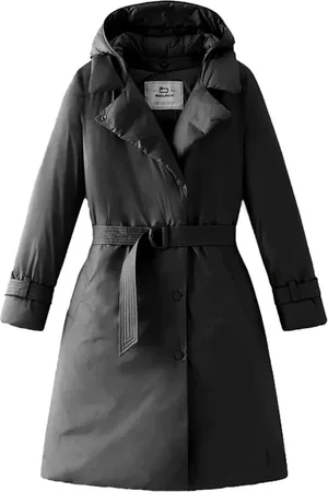 Woolrich Dames, Mantels, Zwart, Maat: XL Polyamide