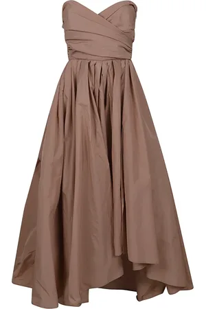 Pinko Dames, Jurken, Bruin, Maat: 2XS Taf
