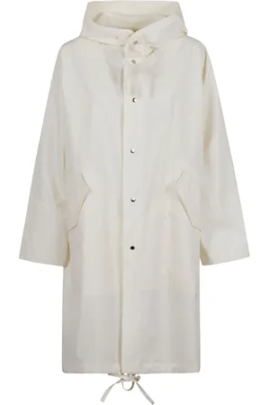 Jil Sander Dames, Mantels, Wit, Maat: 2XS Katoen