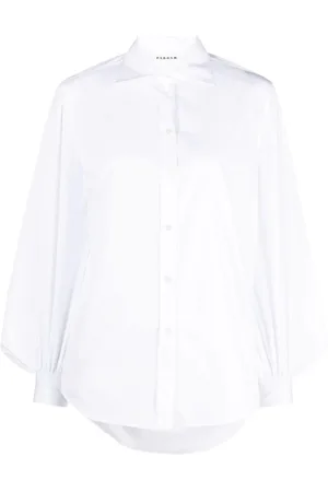P.A.R.O.S.H. Dames, Blouses & Shirts, Wit, Maat: XL Katoen