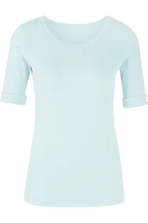 Marc Cain Dames, Tops, Blauw, Maat: XL Katoen