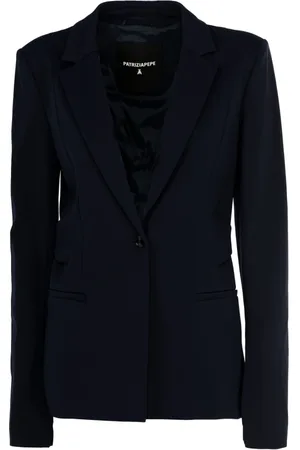 Patrizia Pepe Dames, Jassen, Blauw, Maat: XS Leer