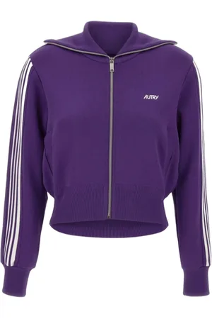 Autry Dames, Sweatshirts & Hoodies, Paars, Maat: M Viscose