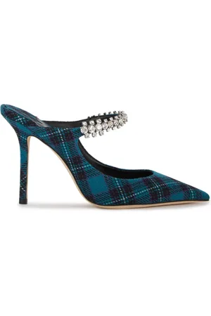 Jimmy Choo Dames, Schoenen, Groen, Maat: 38 1/2 EU Satijn