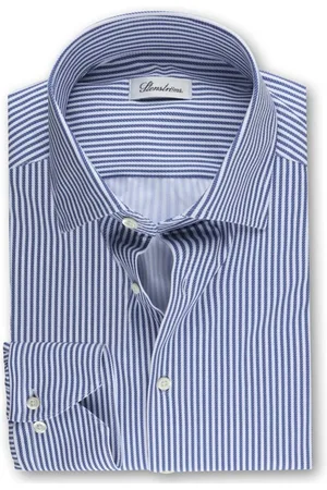 Stenströms Heren, Overhemden, Blauw, Maat: M Jersey