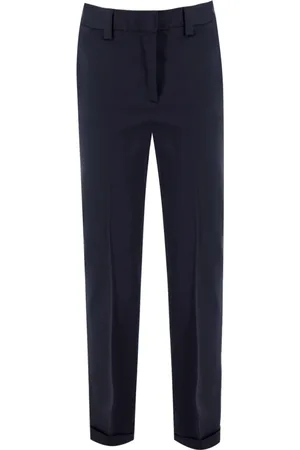 ANTONELLI Dames, Broeken, Blauw, Maat: S
